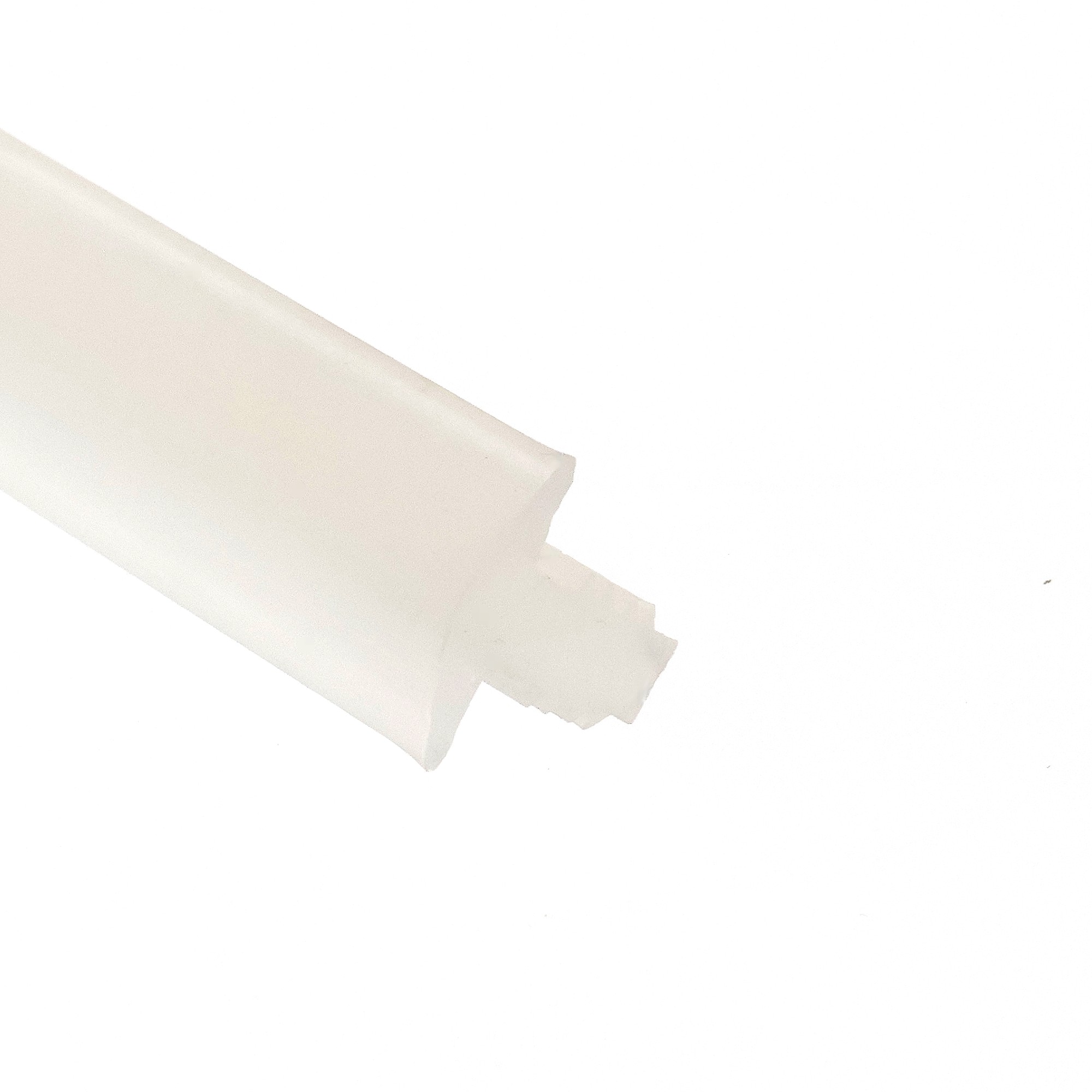 uszczelka-wciskana-szczelinowa-silikonowa-typ-t-6-x-11-x-15mm-transparent-0991212-3 - Centrum uszczelek Beige masking tape diagonally placed across a white background.