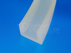 Uszczelka silikonowa transparentna na krawędź 12 mm