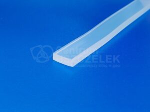 Taśma silikonowa 6x10 mm transparentna