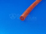 Sznur silikonowy czerwony fi 3 mm lity 60 Sha