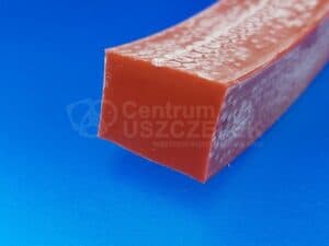 Taśma silikonowa 10x20 mm termiczna czerwona