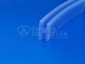 Uszczelka silikonowa typ H 3 mm RAL 5015