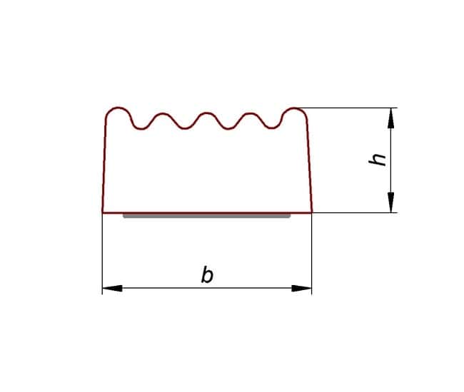 Uszczelka samoprzylepna biała 04-691-1