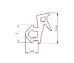 Uszczelka okienna EPDM do okien PCV S-1126