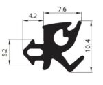 Uszczelka okienna EPDM do okien PCV S-1151