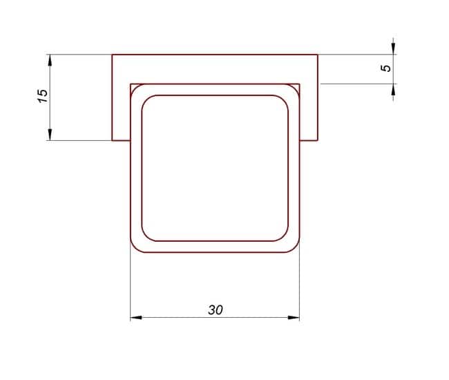 Uszczelka krawędziowa czarna 12-315-06
