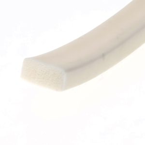 Uszczelka silikonowa spieniona FDA bez kleju 10 x 20mm biała 06278410