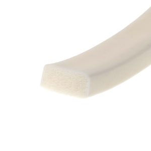 Uszczelka silikonowa spieniona FDA bez kleju 10 x 20mm biała 06278410