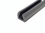 Uszczelka krawędziowa na 6 mm, guma lita EPDM, 0620604