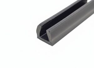 Uszczelka krawędziowa na 6 mm, guma lita EPDM, 0620604