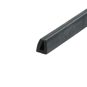 Uszczelka krawędziowa na 3 mm, pianka EPDM czarna,  0626507