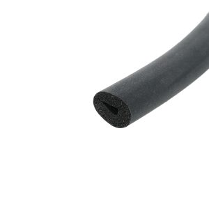 Uszczelka krawędziowa na 3 mm, pianka EPDM czarna 12x15mm, 0627392