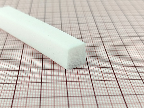 Uszczelka silikonowa pianka 10x10mm FDA biała, 0628410 - obrazek 3