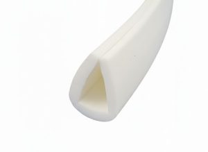 Osłona krawędziowa na 10 mm białe PVC, 12-378-KT