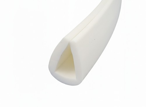 Osłona krawędziowa na 10 mm białe PVC, 12-378-KT