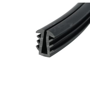 Uszczelka na krawędź 5 mm czarne, elastyczne PVC 18-171