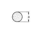 Profil okrągły pianka neoprenowa fi 15 mm gęstość 0,40 +/-0,1g/cm³, 0621505