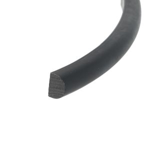 Uszczelka gumowa lita kopułka bez kleju 8 x 10 mm czarna 023161