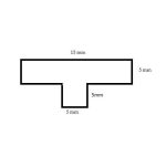 Uszczelka do pakowarek typu T 10 x 15 x 5mm silikonowa transparentna matowa - 09910821