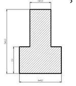Uszczelka do zgrzewarki pakowarki typu T 6 x 4 x 2mm silikonowa niebieska - 0991115