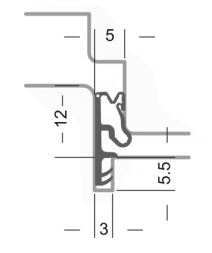 Uszczelka do okna drewnianego przylgowa biała - 82-5005H