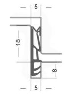 Uszczelka do drzwi zewnętrznych silikonowa biała - 82-5456-SKF