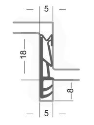 Uszczelka do drzwi zewnętrznych silikonowa biała - 82-5456-SKF