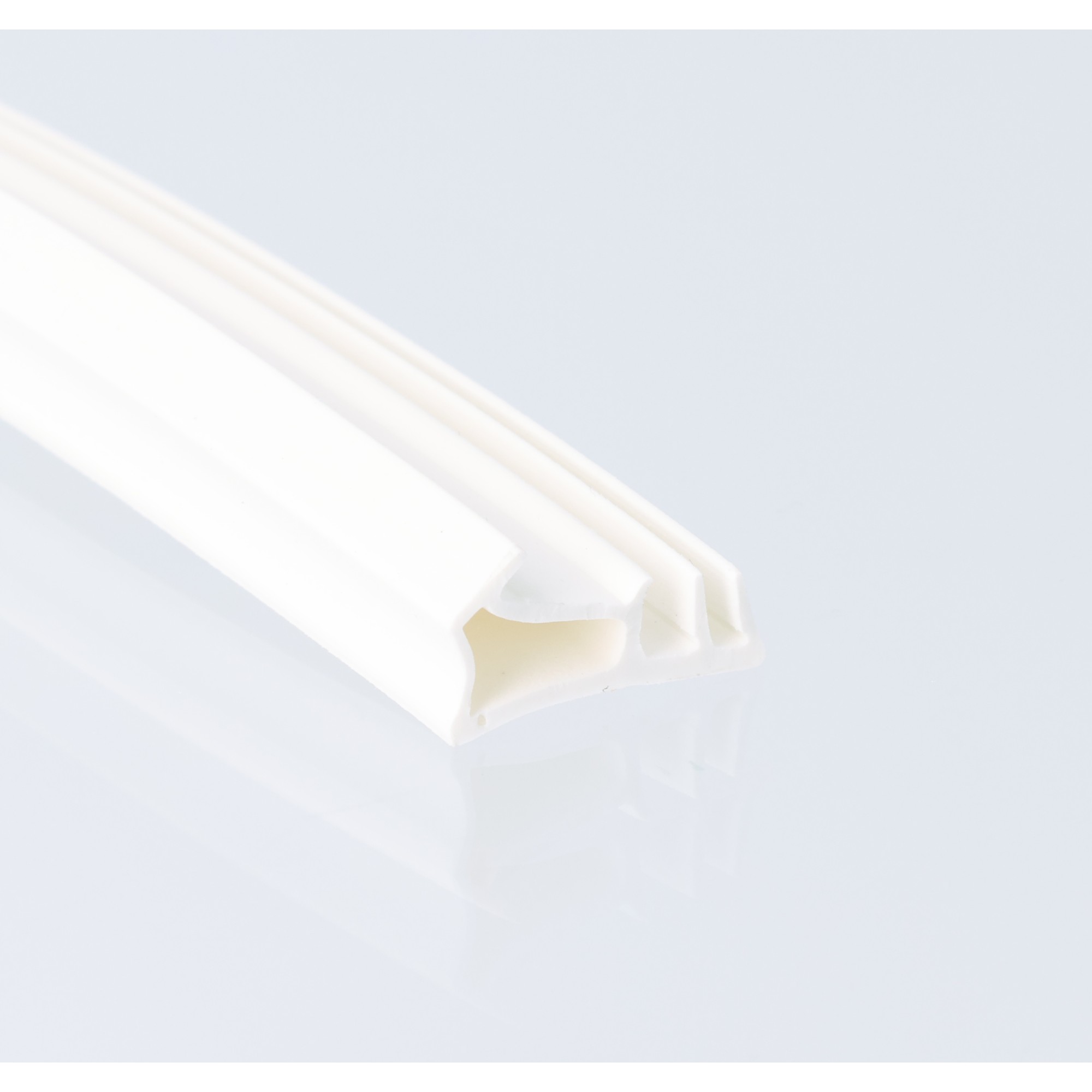 Uszczelka do drzwi przylgowa TPE biała - 82-715 - obrazek 2