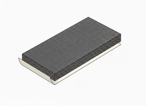 Uszczelkasamprzylepna porowata 4 x 20mm L - 20m PE szara - 0161204-20