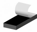 Uszczelka samoprzylpna lita  1 x 40mm L-20m gumowa czarna - 0621284