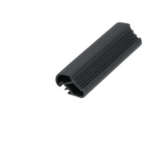 Uszczelka ościeżnicy drzwi miękkie PVC 12,5 x 16,5 x 14mm czarna  046827