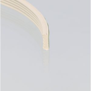 Uszczelka do okien i drzwi samoprzylepna porowata 3 x 9mm gumowa biała - 04-674-1