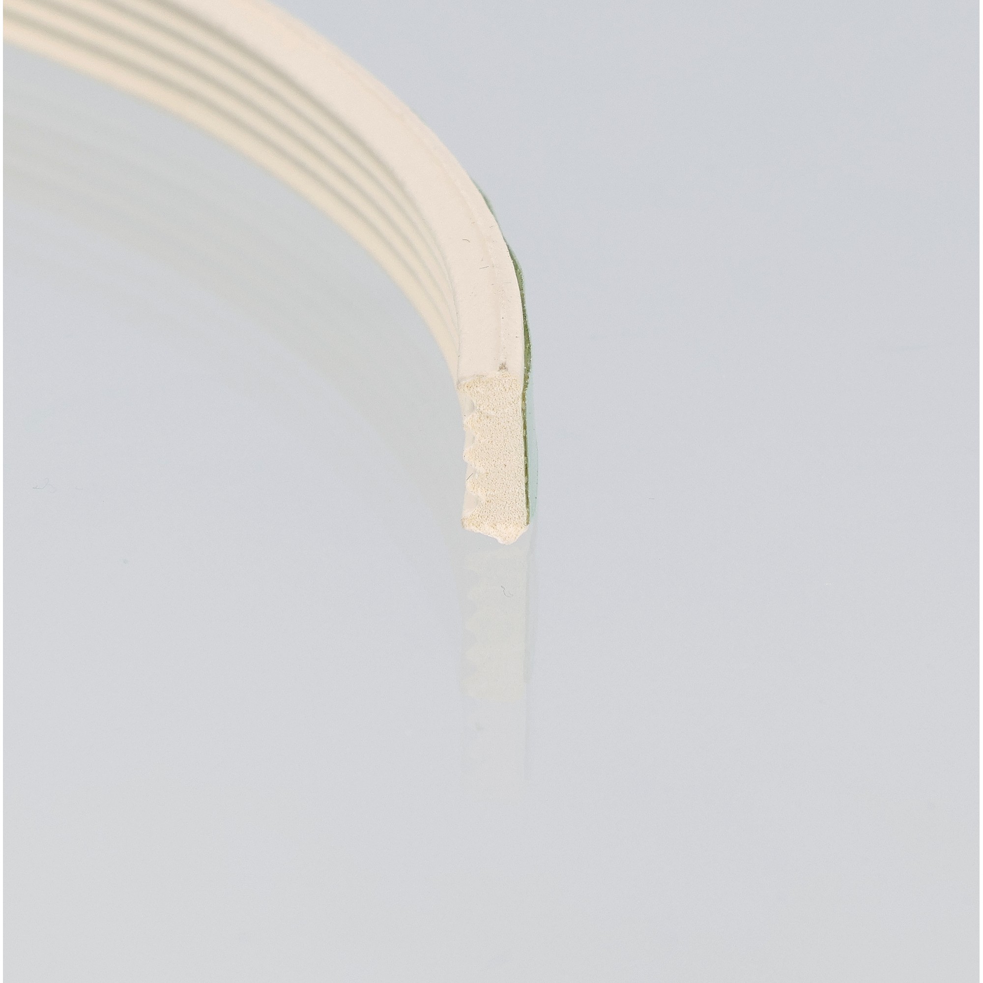 Uszczelka do okien i drzwi samoprzylepna porowata 3 x 9mm gumowa biała - 04-674-1