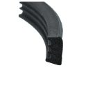 Uszczelka do okien i drzwi samoprzylepna porowata 8 x 15mm gumowa czarna - 04-690-1