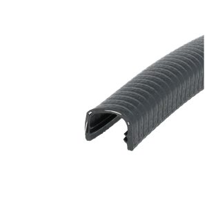 Osłona samozaciskowa typu U na krawędź 15 - 16mm PVC czarna - 0468012