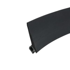 Uszczelka do drzwi samozaciskowa z płetwą na krawędź 2 - 4mm gumowa czarna - 0468021