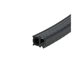 Osłona samozaciskowa typu U na krawędź 2mm NBR czarna - 046917