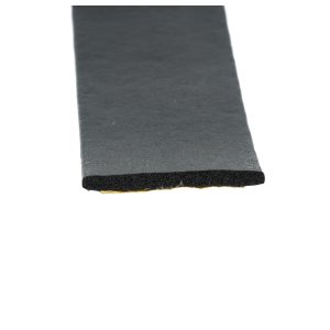 Uszczelka samoprzylepna porowata z naskórkiem  2 x 25mm gumowa czarna - 0620298