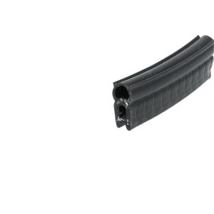Uszczelka do drzwi samozaciskowa na krawędź 1,5 - 3mm silikonowa FDA czarna - 0626239