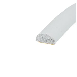Uszczelka samoprzylepna guma porowata typu D kopułka 7,5 x 15mm  szara - 0626681