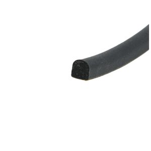 Uszczelka samoprzylepna porowata typu D kopułka 7 x 7mm gumowa czarna - 0627452