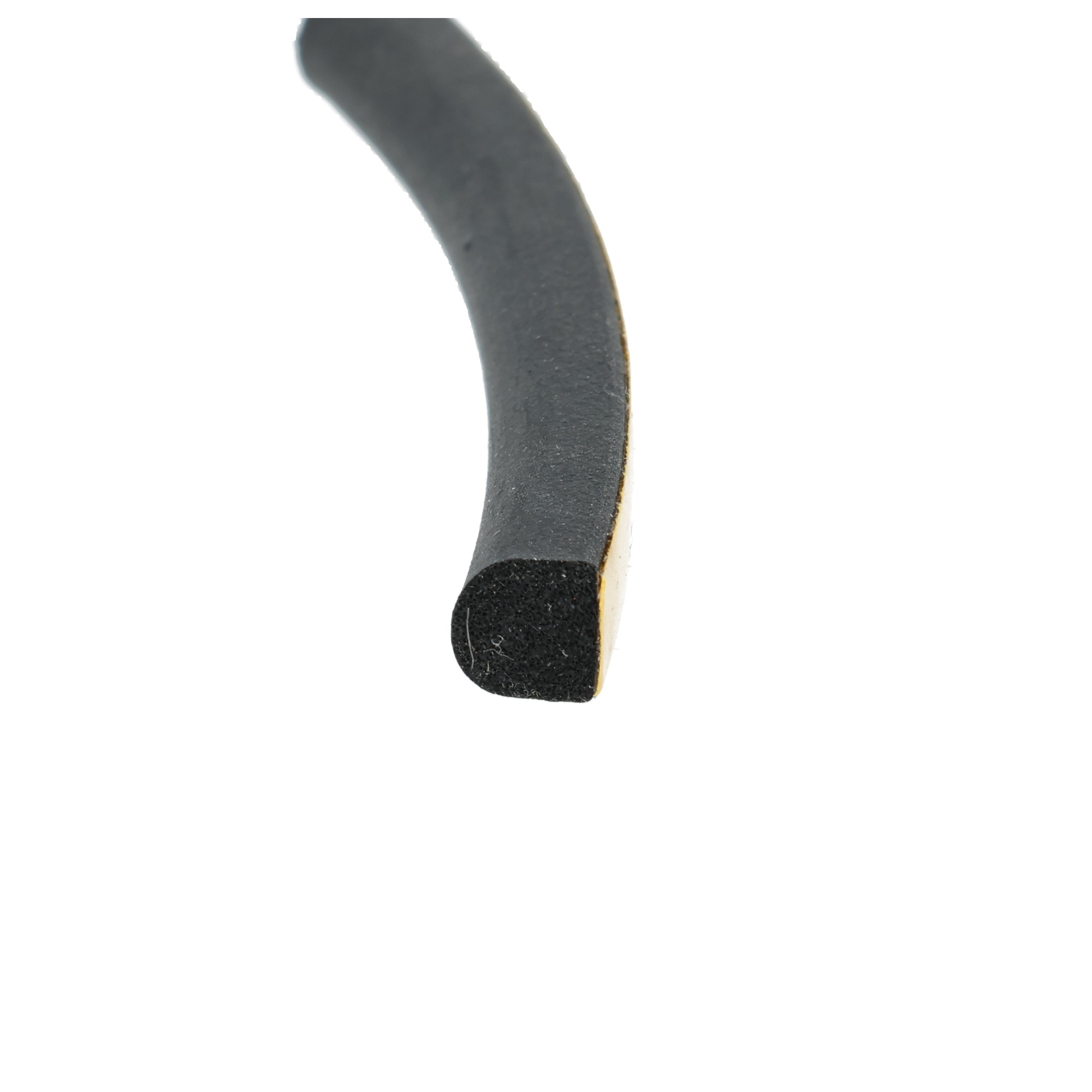 Uszczelka samoprzylepna porowata typu D kopułka 7 x 7mm gumowa czarna - 0627452 - obrazek 4