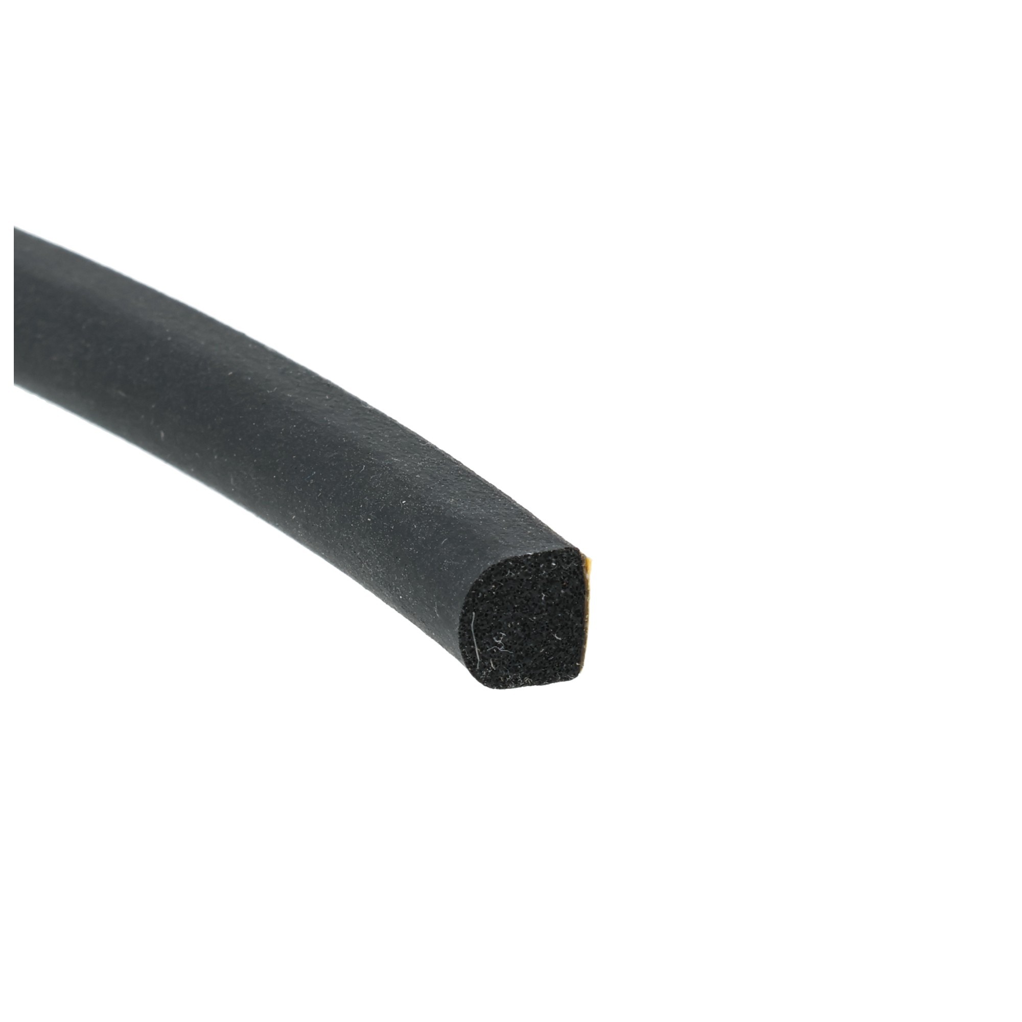 Uszczelka samoprzylepna porowata typu D kopułka 7 x 7mm gumowa czarna - 0627452 - obrazek 2