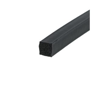 Uszczelak samoprzylepna  porowata z naskórkiem 8 x 8mm gumowa czarna - 0627480