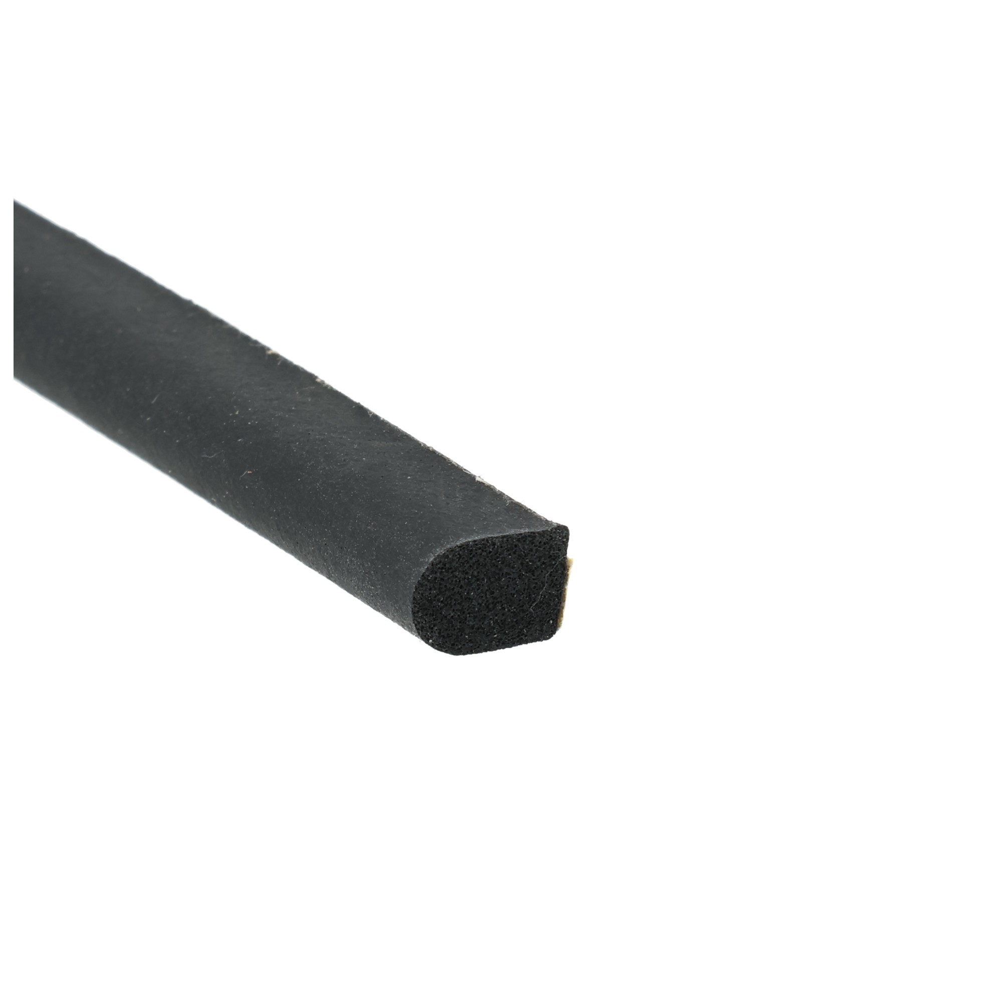 Uszczelka samoprzylepna porowata typu D kopułka 6 x 8mm gumowa czarna - 0628152 - obrazek 2