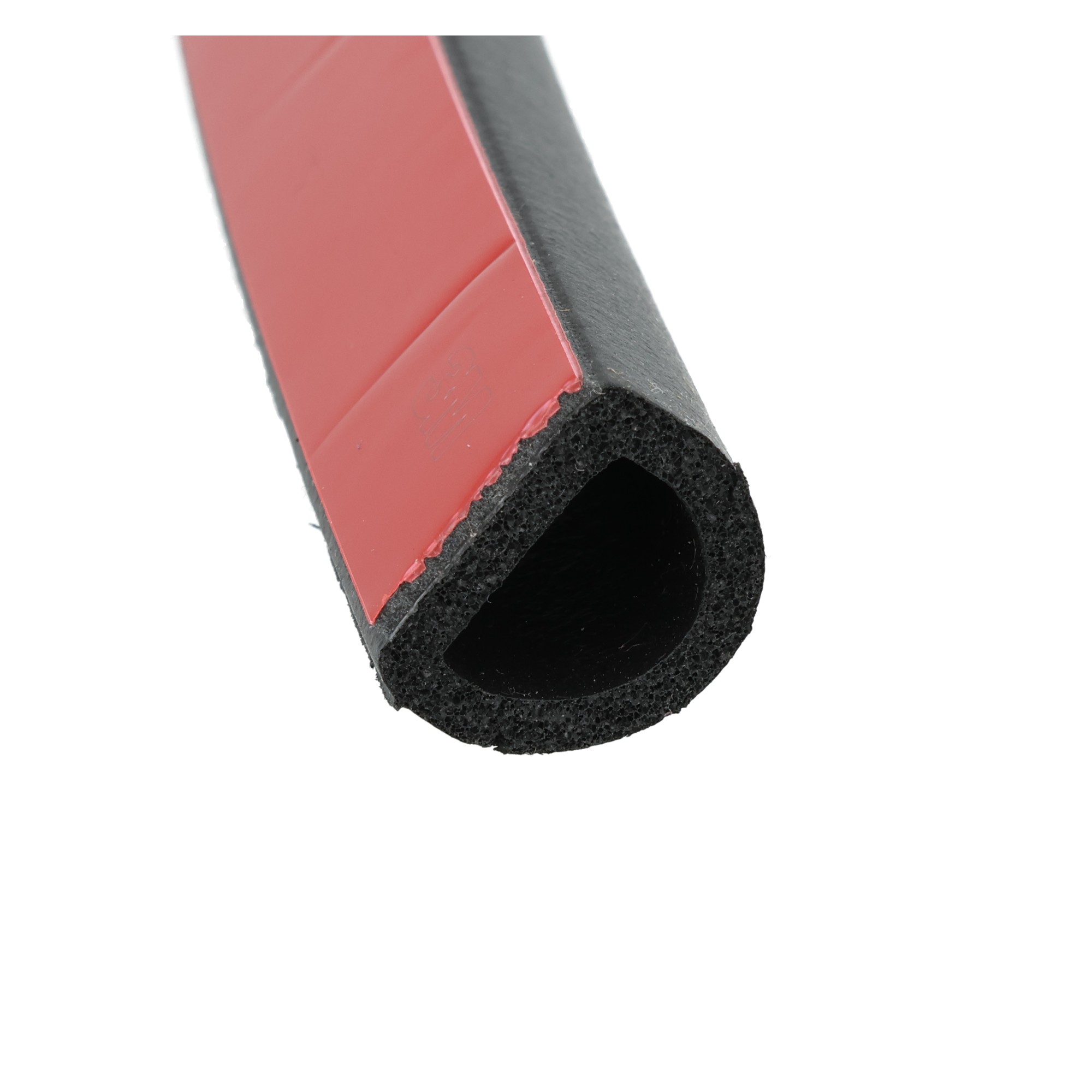 Uszczelka samoprzylepna porowata typu D 14 x 19mm gumowa czarna - 079135 - obrazek 4