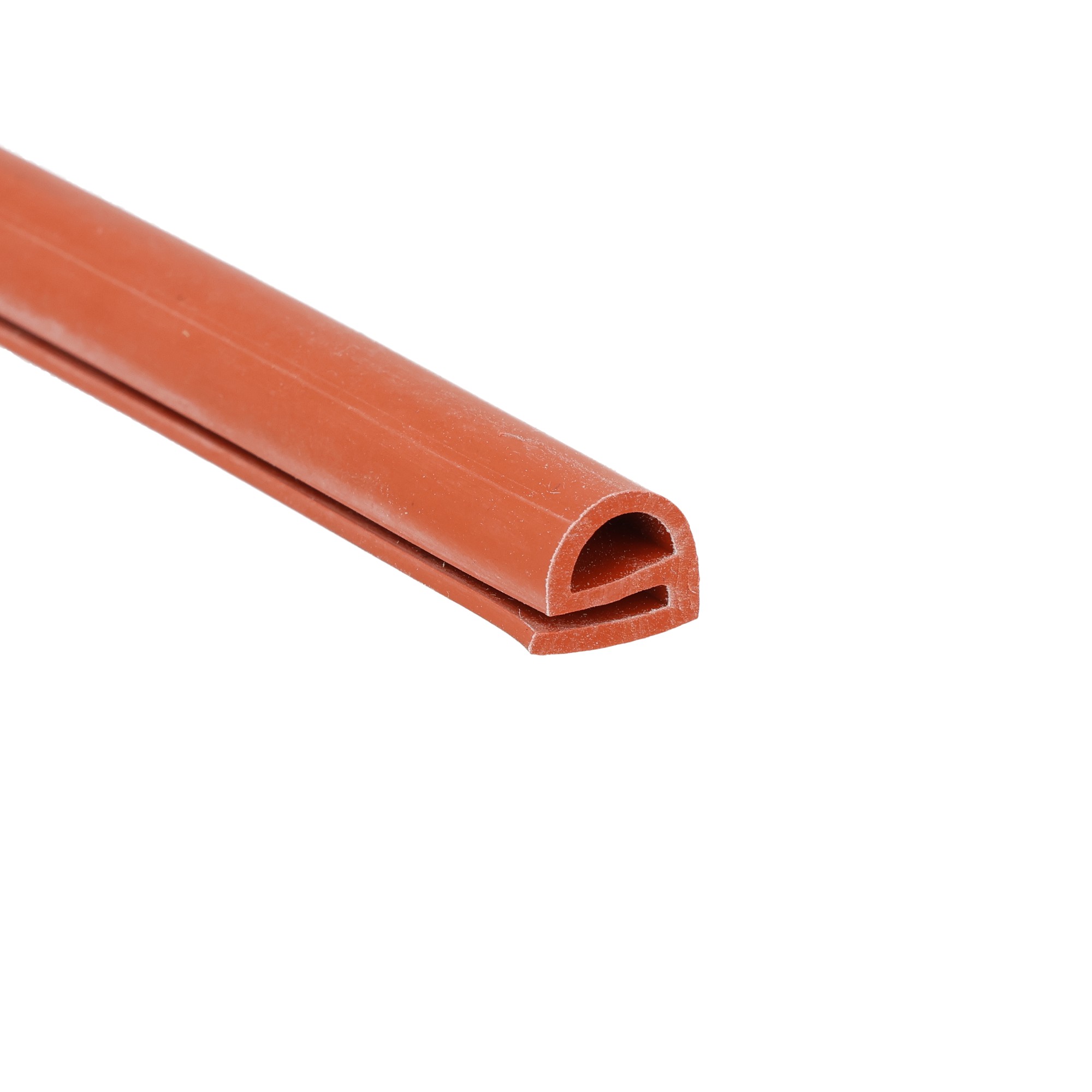 Uszczelka do drzwi pieca termiczna typu E 9,6 x 11mm silikonowa czerwona - 0991144R - obrazek 5