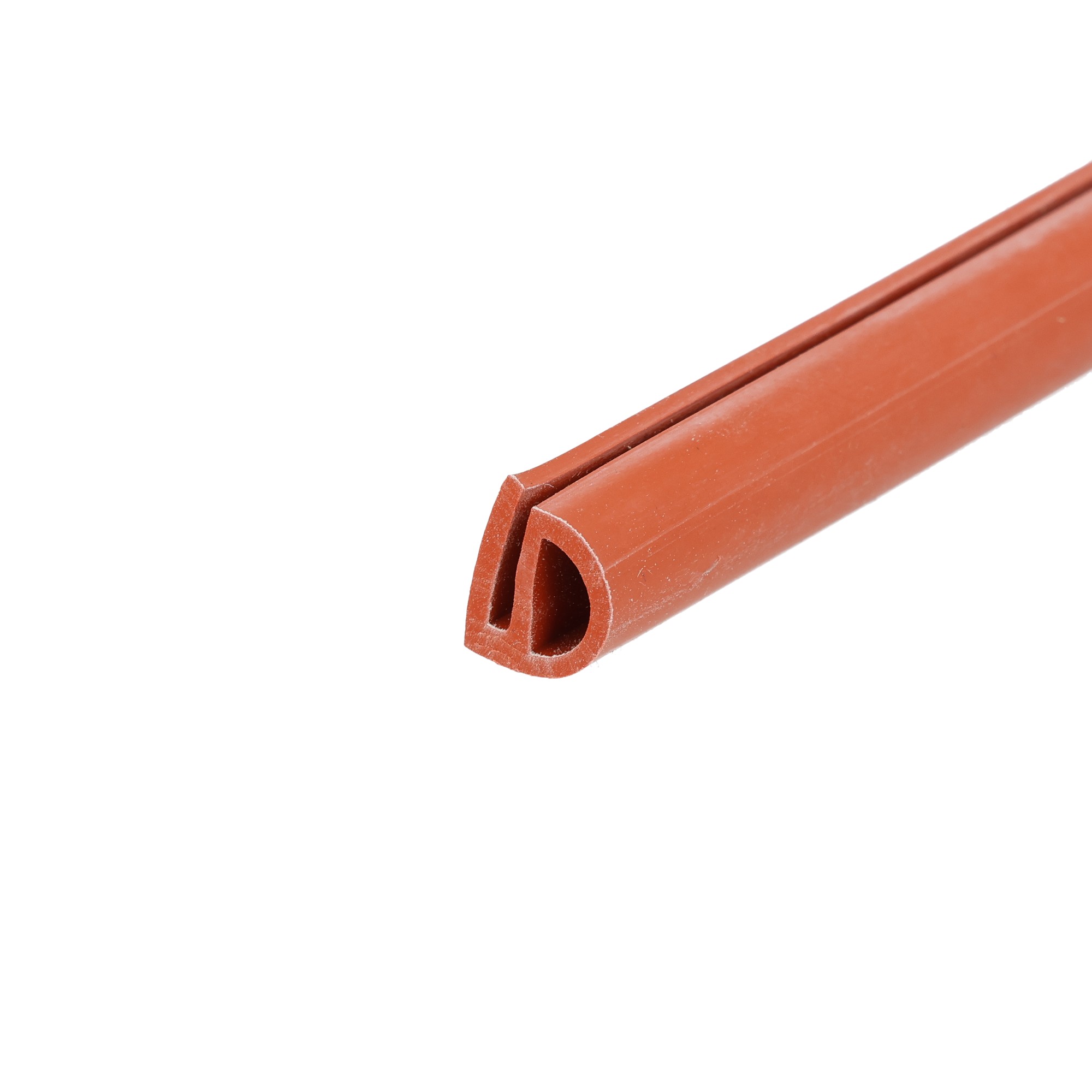 Uszczelka do drzwi pieca termiczna typu E 9,6 x 11mm silikonowa czerwona - 0991144R - obrazek 3