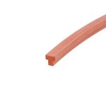 Uszczelka do zgrzewarki pakowarki termiczna typu T 6 x 3,1 x 3mm silikonowa czerwona - 0991157