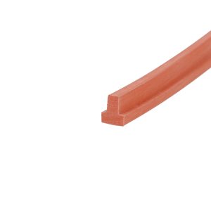 Uszczelka do zgrzewarki termiczna typu T 8 x 10 x 4mm silikonowa czerwona - 09921449